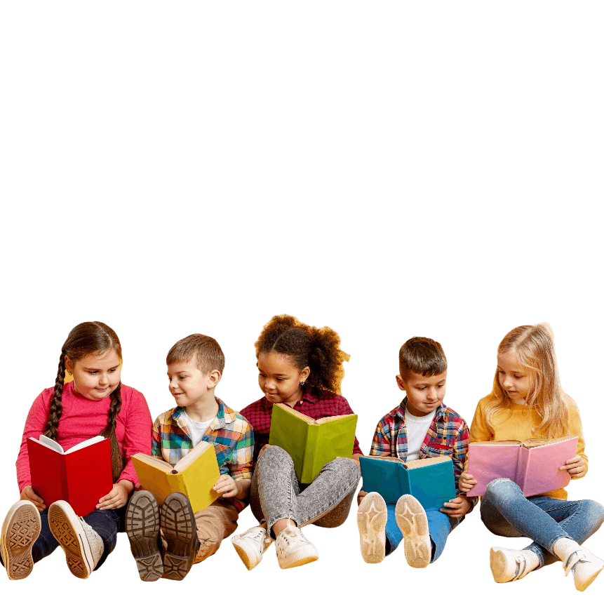 Children learning during in-home ABA therapy session