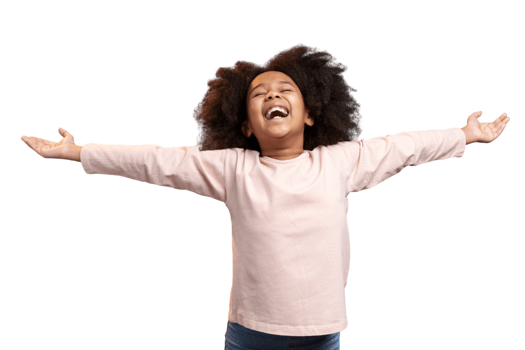 Child smiling during center-based ABA therapy session