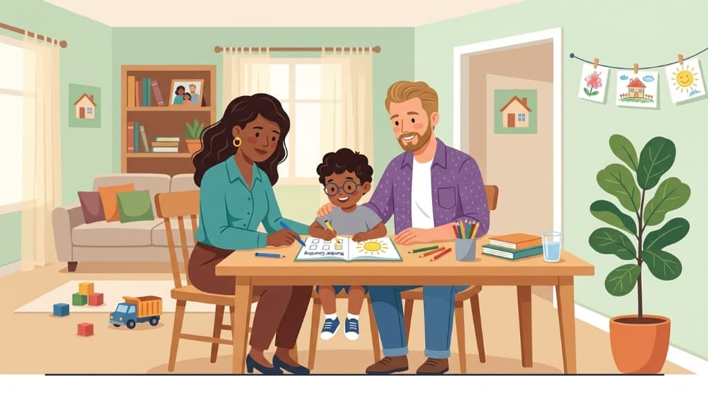 Parent reinforcing ABA therapy skills at home with their child — practical tips for Minnesota families